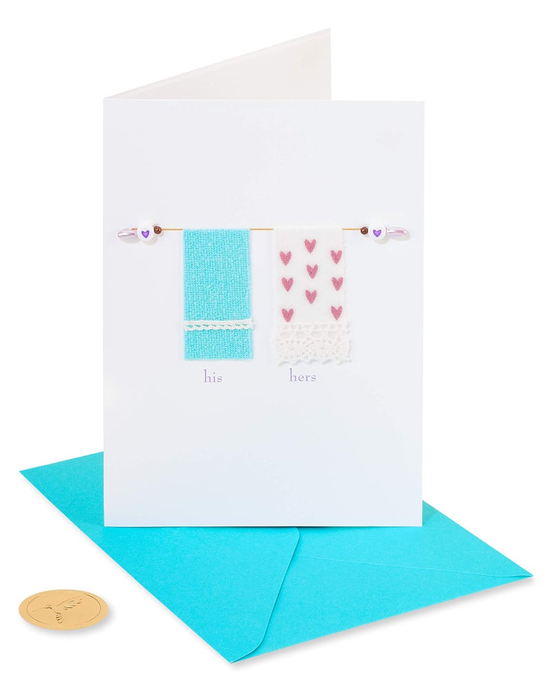 Papyrus Engagement Card (Side by Side) - Image 1